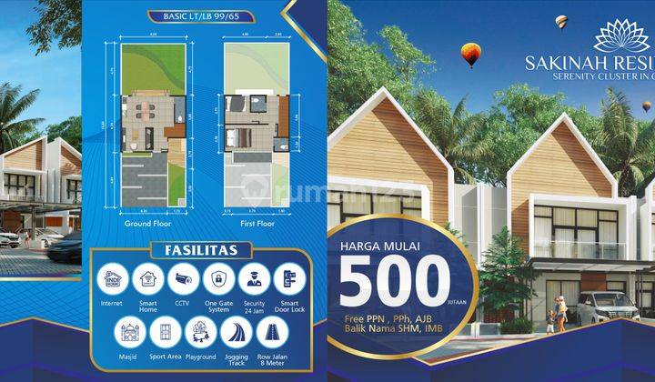 RUMAH MEWAH SAKINAH RESIDENCE  Terlengkap Promo akhir tahun  Gratis Tour ke Turkey  1