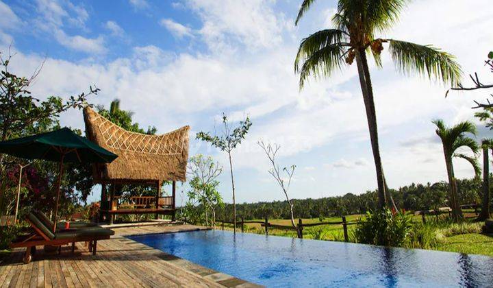 Unique Villa with Rural Atmosphere View of Rice Fields in Ubud 1