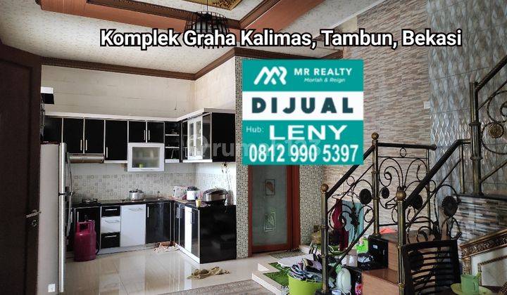 SUPER SALE.. DIBAWAH HARGA PASAR..RUMAH TINGGAL MEWAH 2 LANTAI DI KOMPLEK GRAHA KALIMAS, TAMBUN BEKASI 2