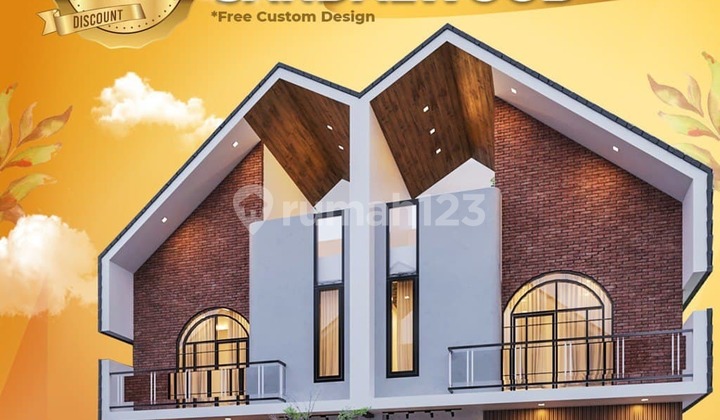 Rumah Murah Rumah Milenial Rumah Modern Free Custom di Bandung