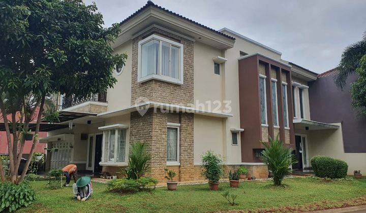 turun harga  rumah pondok hijau golf cluster saphire gading serpong rapih terawat mewah, siap huni, strategis, harga murah nego sampai deal 1