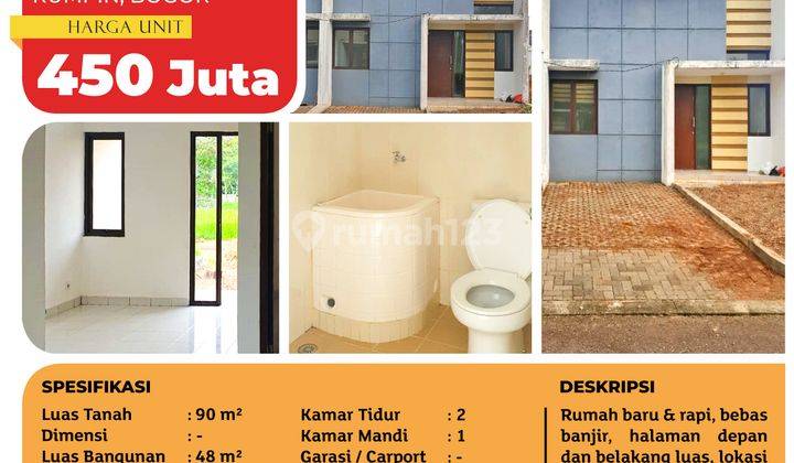 Rumah Bale Tirtawana, Cluster Argawana, Rumpin, Bogor, 90 m², SHM 1