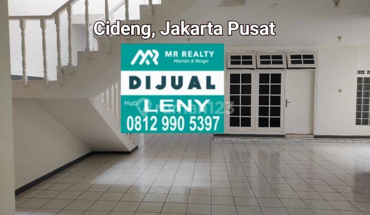 HARGA DIBAWAH NJOP...LAGI BU..RUMAH SIAP HUNI DI CIDENG, JAKARTA PUSAT, BEBAS BANJIR, LOKASI STRATEGIS 1