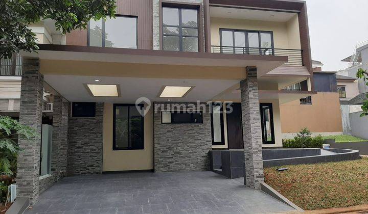 Rumah Baru, Besar, Hoek View Sungai di Delatinos BSD 1