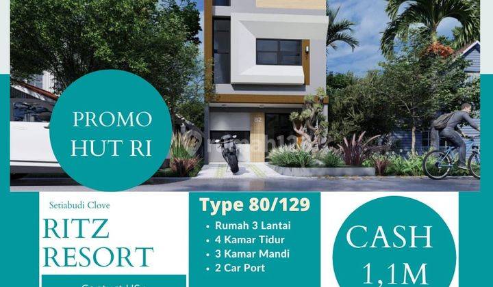 Viral Rumah 3 Lantai Setiabudi Clove Ritz Resort  Bandung 1