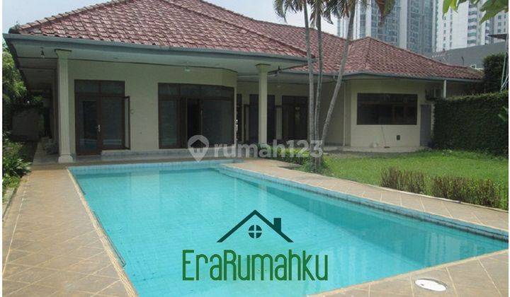 Rumah 1 Lantai Private Pool Dan Luas di Cipete, Jakarta Selatan  1