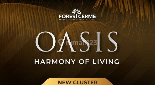 A.80.Rumah FOREST CERME - OASIS di CERME GRESIK - GREEN, ASRI, TEDUH dan Bagai OASIS yang Menyejukkan di Tengah Panasnya GRESIK (GRADE A+) 2