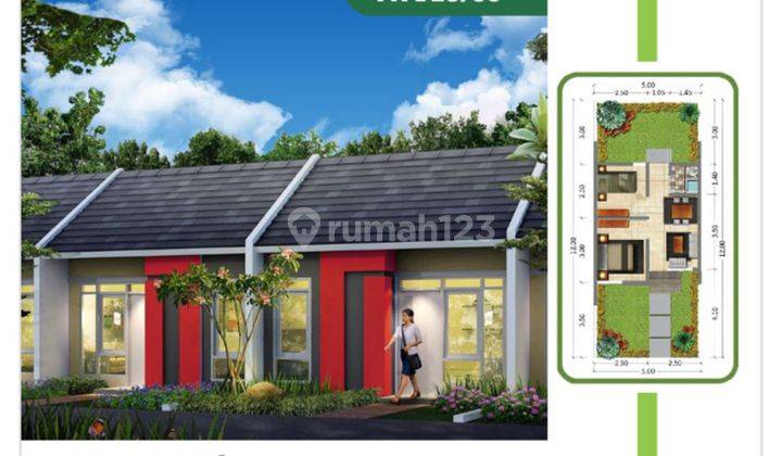 Rumah Ready Siap Huni Promo 2 Juta dekat stasiun 1