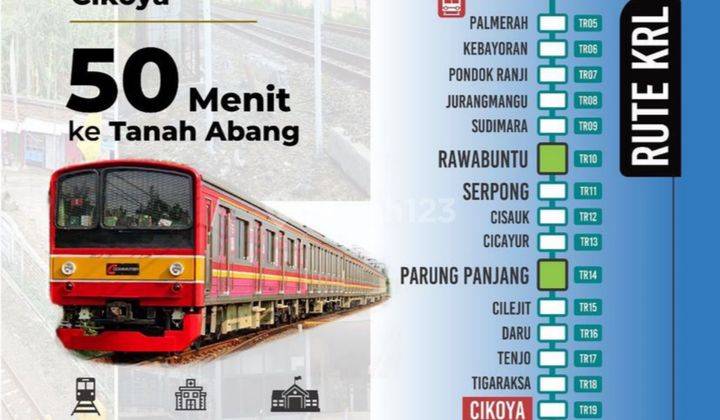 Rumah Ready Siap Huni Promo 2 Juta dekat stasiun 2