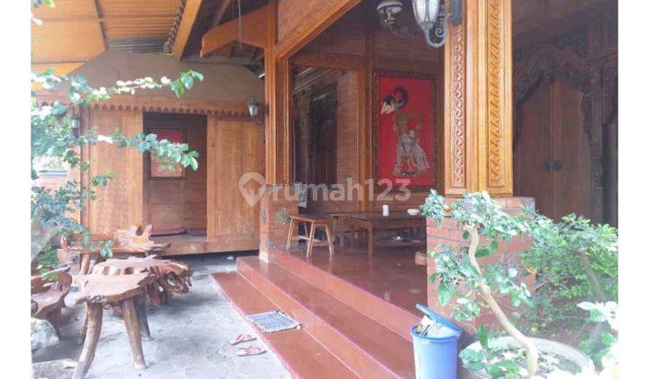 Rumah Joglo Sragen Kayu Jati Lingkungan Asri 2