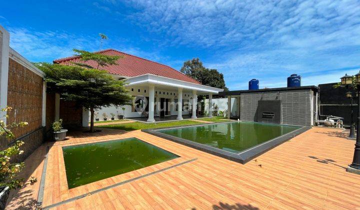 Rumah Kebun Cantik ada S'Pool Halaman Luas di Caringin Bogor 1