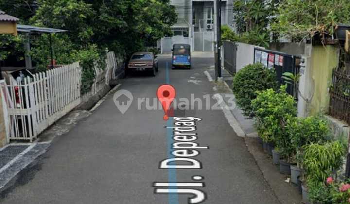 FOR SALE OLD HOUSE INCLUDING LAND CALCULATION, JL. DEPERDAG, KEBAYORAN BARU, SOUTH JAKARTA, BEHIND GRAND LUCKY, RADIO DALAM
