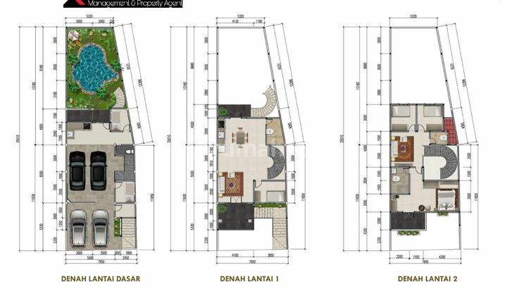 Rumah mewah modern di Komplek besar strategis Pancoran jaksel 2