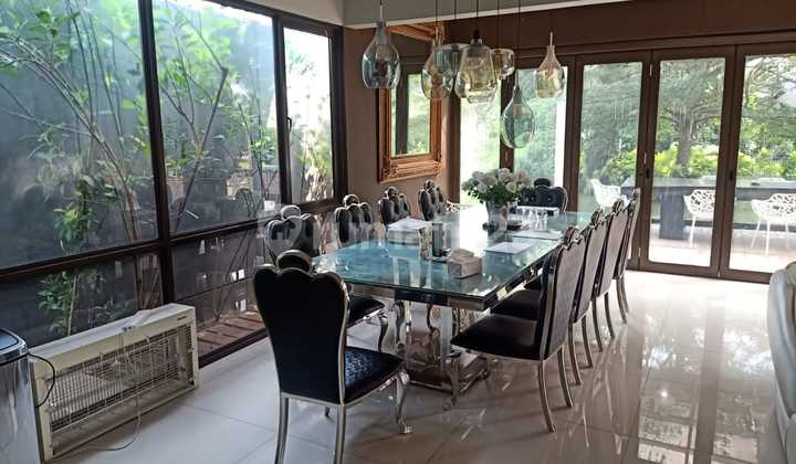 Rumah mewah siap huni, dan furnish hadap selatan, aman dan nyaman di Depark Brassia BSD 2