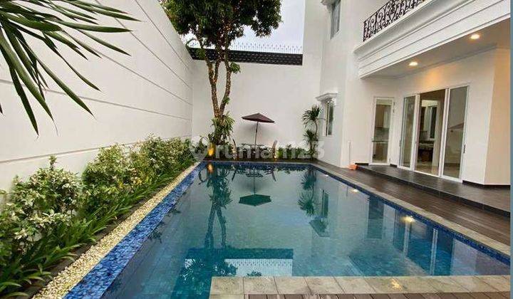 DIJUAL RUMAH MEWAH SIAP HUNI (Ada Kolam Renang) DI DUTA INDAH PONDOK INDAH JAKARTA SELATAN  2