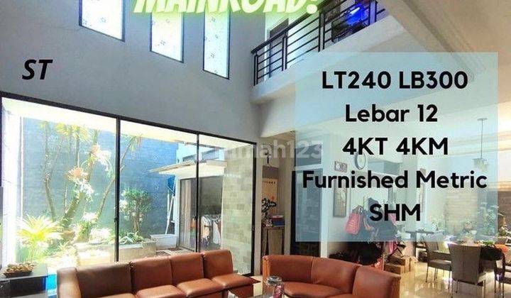 Rumah Cantik Furnished Metric Harga 5,6 Milyar Di Setraduta Mainroad Bandung Furnished Shm - Sertifikat Hak Milik Bagus di Kompleks Setraduta Bandung, Setra Duta 2