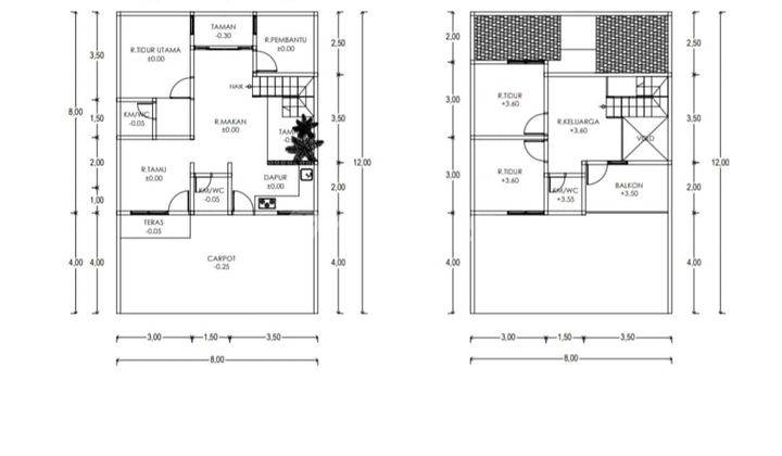 Hunian Mewah Dua Lantai 4 KT 3 KM Cluster Malabiri Residence Lokasi Strategis Hertasning Free Kanopi 2