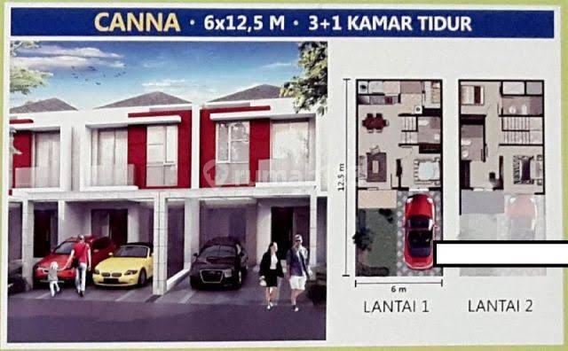 Rumah bagus dipik2 Cluster spring garden type Canna 1