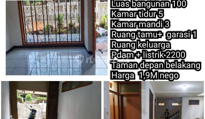 Rumah 2 Lantai Daerah Sayap Srimahi Bandung 1