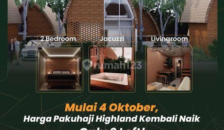 Miliki Villa Lombok Tahap 4 Pakuhaji Highland dekat kawasan wisata Lembang 1