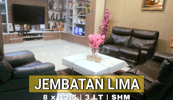  DIJUAL RUMAH BENTUK RUKO DI JEMBATAN LIMA, JALAN 2 MOBIL 1