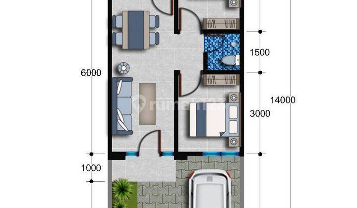 Rumah murah promo cantik minimalis cluster deket pintu tol cibubur/tol Jatikarya citraland 2