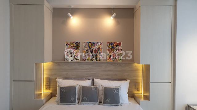 min. 1 tahun apartemen roseville type studio, strategis, tengah kota siap huni. 2