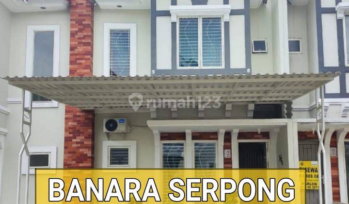 RUMAH DEVELOPER BANARA SERPONG, ONE GATE SYSTEM, SECURITY 24 JAM 1