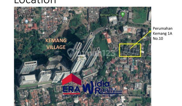 Rumah 2 Lantai 5 Kamar Pool Siap Pakai kemang Jakarta Selatan 2