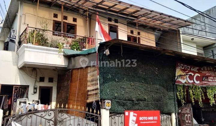 Turun Harga ..Rumah Usaha siap huni dgn 8 Kos an dan Resto di Rawamangun Jaktim
 1