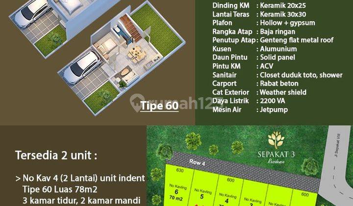 Rumah murah promo deket pintu tol Setu/tol Cibubur 2