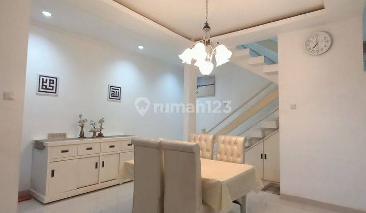 Rumah PUTIH Cantik FULL FURNISHED STRATEGIS MURAH dlm perumahan di Pondok Gede - Etty 08993334194 2