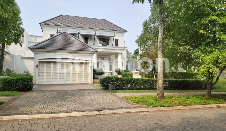 Luxury House Rarely Available, Frontmost on the Boulevard in Cluster De Maja, De Park, BSD City