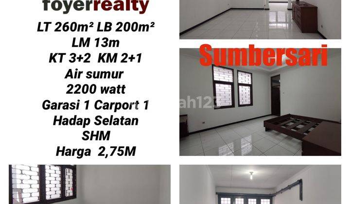 Rumah Daerah Sumbersari Terusan Pasirkoja Bandung 1