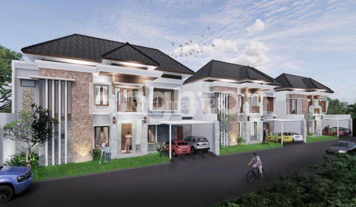 RUMAH BARU 2 LT CLUSTER DESIGN BAGUS WITH POOL HARGA MURAH HANYA 2 MENIT KE SANUR BEACH 1