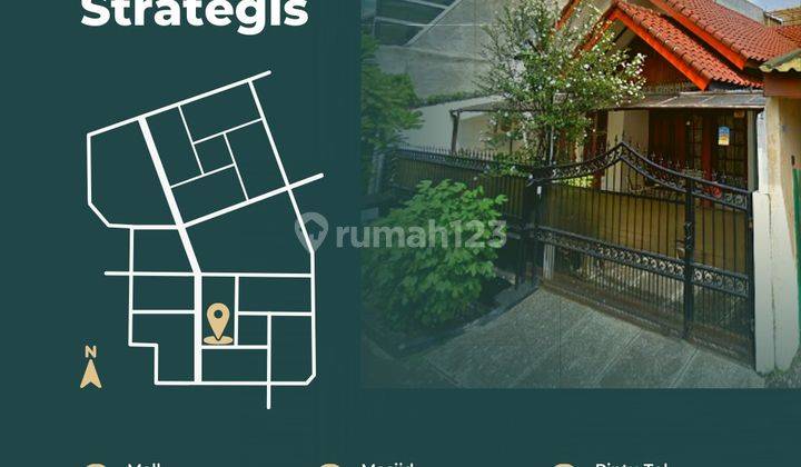 Rumah komplek siap huni sangat strategis di pondok jaya,Bintaro jaya sektor 3A 1