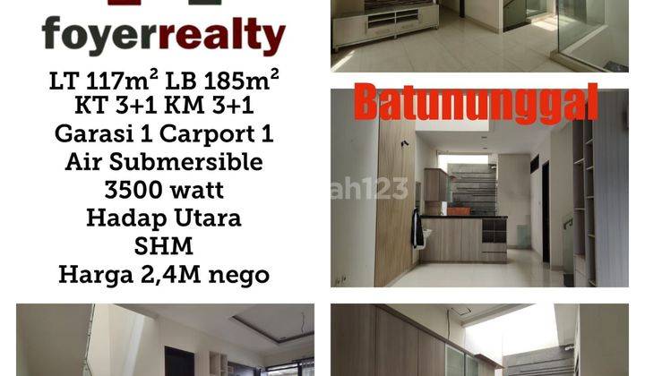 Turun Harga Rumah 2 Lantai Batununggal Bandung 1