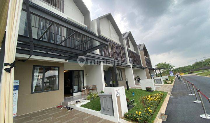 Rumah Hook Modern Tropis Minimalis Di Cluster Leonora Gading Serpong 1