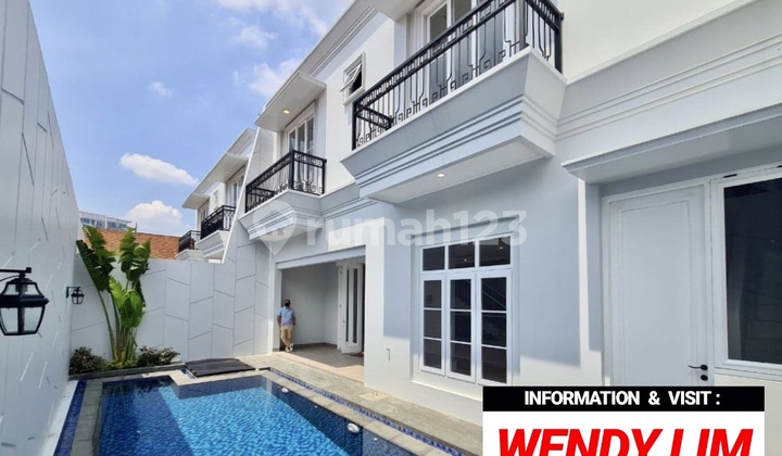 BRAND NEW MODERN HOUSE FOR SALE at Jl BRAWIJAYA, KEBAYORAN BARU