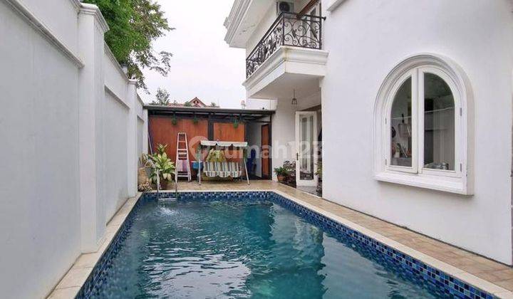 DIJUAL RUMAH BAGUS dgn S.POOL at Jl VILA DELIMA, LEBAK BULUS JAKSEL 1