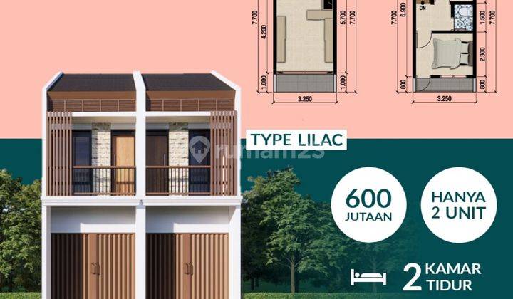 Rumah + Toko Lokasi Jalan Raya Kebraon II SHM kredit Inhouse Tanpa Bank  2