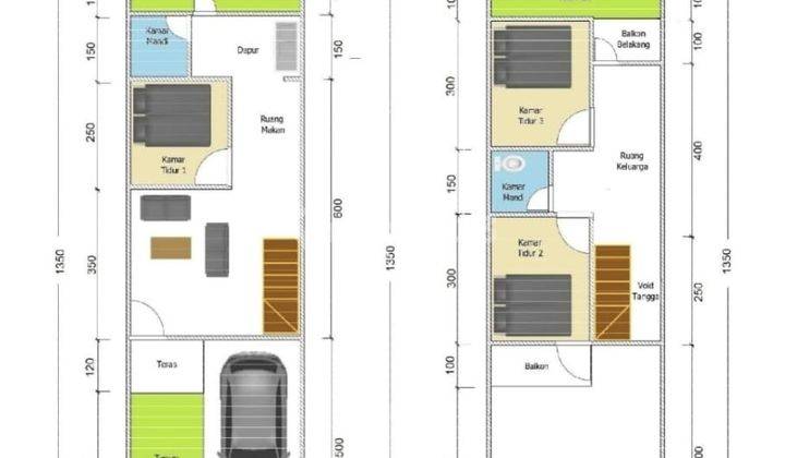 Rumah 1 Lantai 500 Jutaan Medokan Ayu Rungkut Surabaya SHM IMB 2