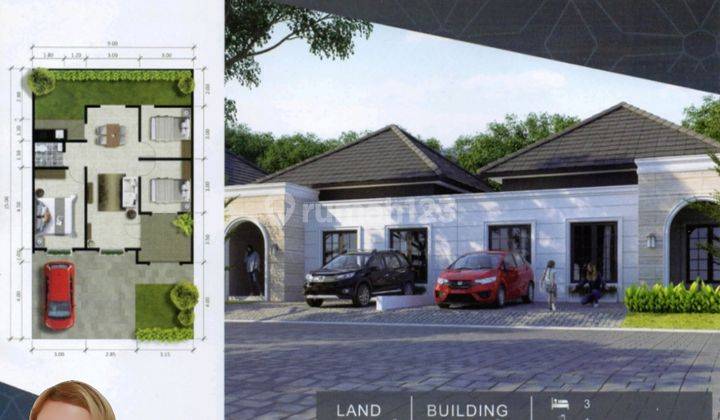 Rumah baru minimalis tengah kota Semarang dekat Kic dekat tol dijual di New villa esperanza Milano Ngaliyan Semarang barat
