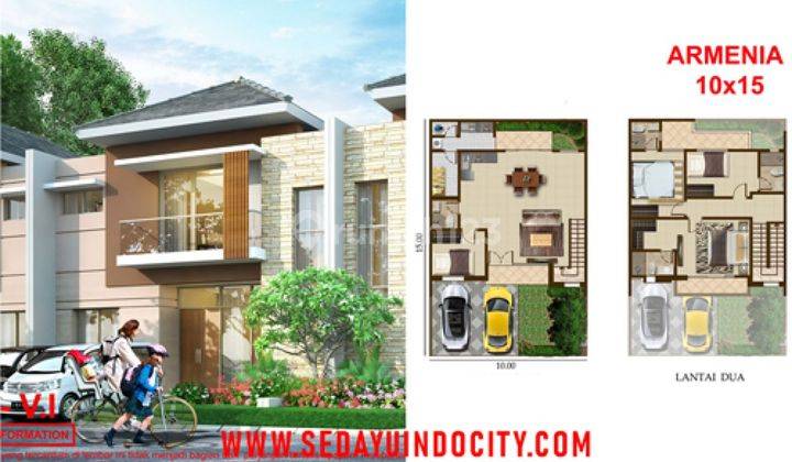 Rumah 2 Lantai Baru Unfurnished Di Pik 2 , 3 Kamar Tidur, Aman Dan Nyaman, Brand New   2