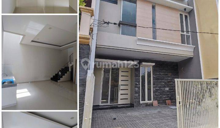 Rumah Minimalis Bangunan Baru di Manyar Kertajaya 1