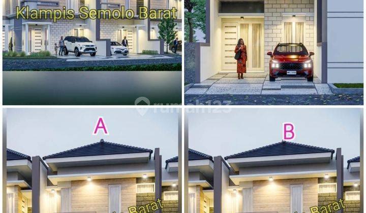 Rumah Murah BARU GRESS di Klampis Semolo wisma mukti 1