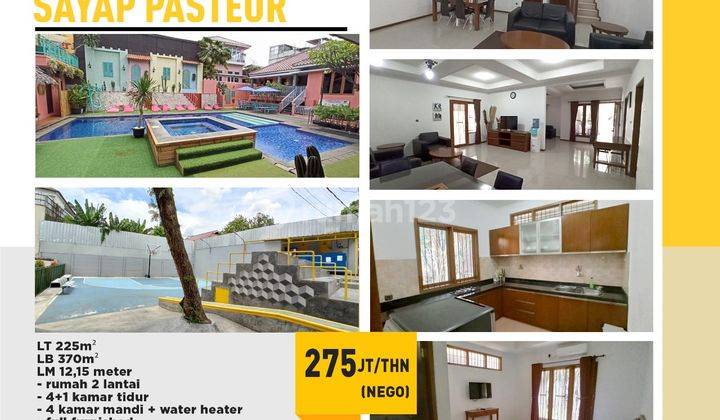 Disewakan Rumah Nuansa Villa Sayap Pasteur  1