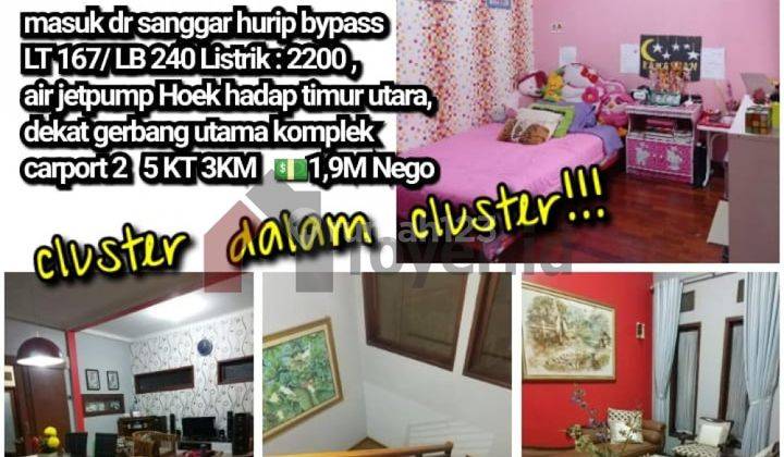 Rumah Taman Puspa Indah Cluster Dalam Cluster Sanggar Hurip Daerah Soekarno Hatta Bandung 1