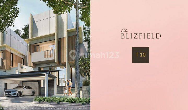 Dijual Rumah Mewah Cluster The Blizfield BSD City Type T10 1