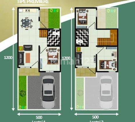 Rumah 2 Lantai dengan one gate system di jatiasih 2